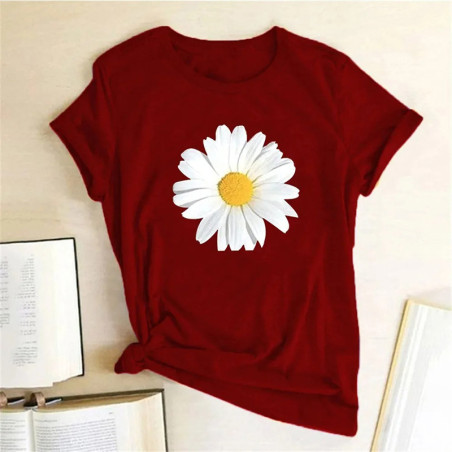 Camiseta Margarita para Polinizadores | Diseño Único de Algodón