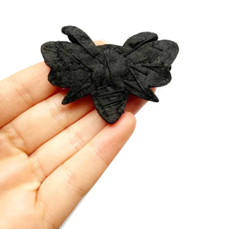 Parche Abeja Negro Elegante - Pedrería & Dorados - DIY Costura