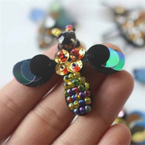 Parche Abeja "Prisma Arcoíris" - Lote 10 - Multicolor