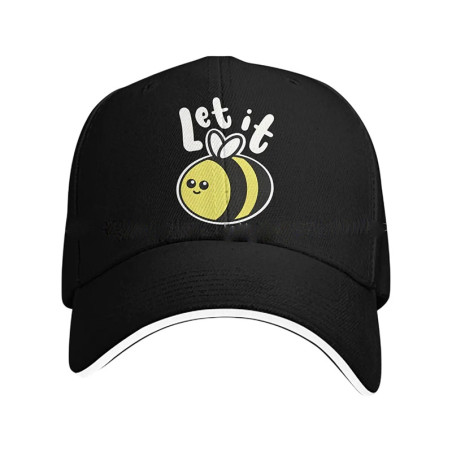 Gorra Abeja "Let It Bee": ¡Divertida, Original y Positiva!