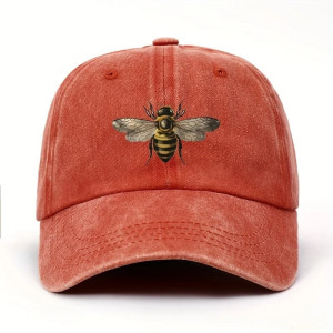 Casquette Vintage Abeille | Dad Hat Brodé pour Amoureux Nature