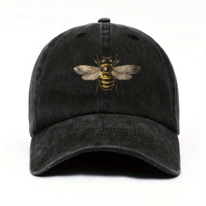 Casquette Vintage Abeille | Dad Hat Brodé pour Amoureux Nature