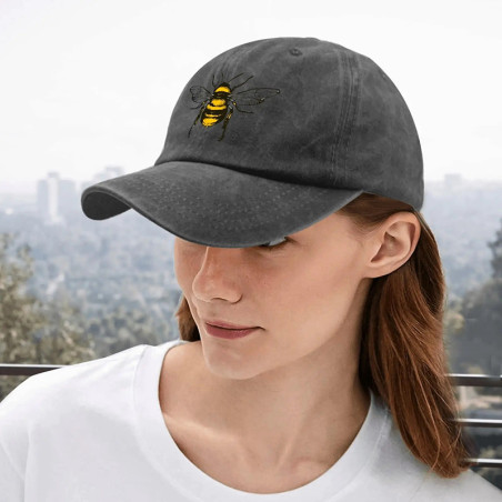 Gorra Abeja "Recolectora Urbana": ¡Estilo Urbano & Naturaleza!