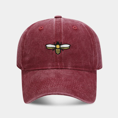 Gorra Abeja Bordada "Pequeña Alada" | Estilo Vintage & Único