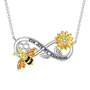 Collar de Abeja Infinito: Un Regalo Original de Amor y Luz