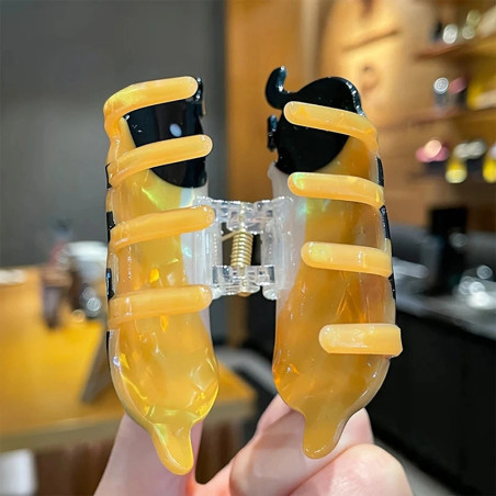 Pinza de Pelo Abeja Grande | Alas de Nácar | Regalo Original