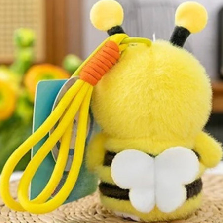 Llavero Abeja Kawaii de Peluche | Regalo Original Shin-chan