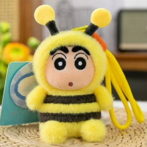 Llavero Abeja Kawaii de Peluche | Regalo Original Shin-chan