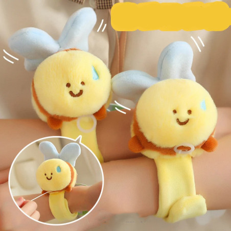 Pulsera de Peluche Abeja para Niños | Juguete Divertido