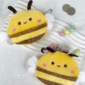 Monedero de Peluche Abeja | Abejita Dulce ¡Regalo Original!