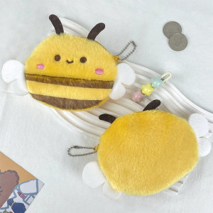 Monedero de Peluche Abeja | Abejita Dulce ¡Regalo Original!