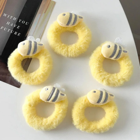Pack 5 Coleteros Peluche Abeja - Bebé Abeja Fluffy ¡Original!