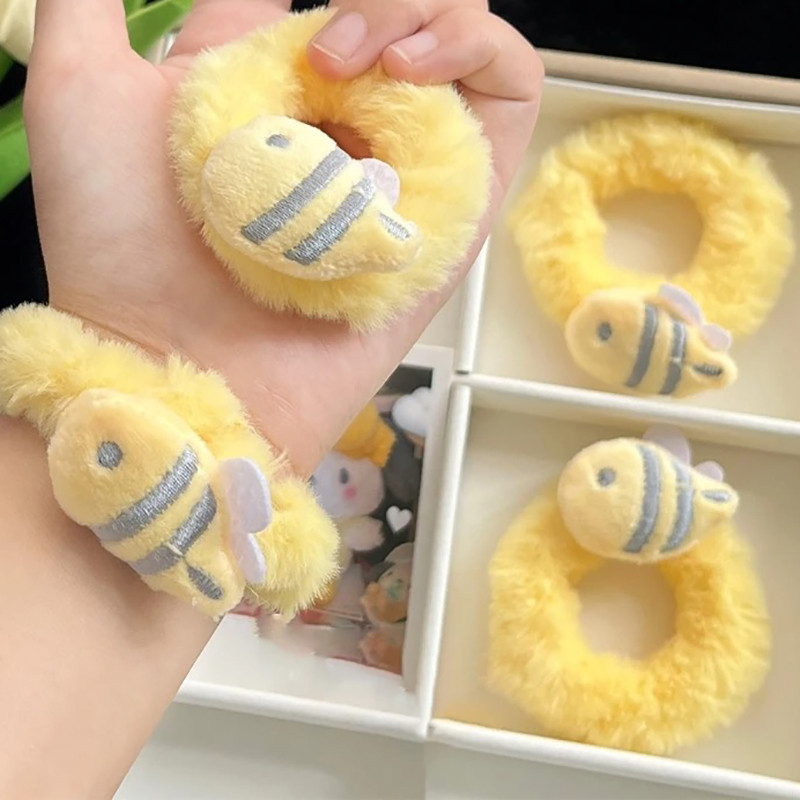 Pack 5 Coleteros Peluche Abeja - Bebé Abeja Fluffy ¡Original!