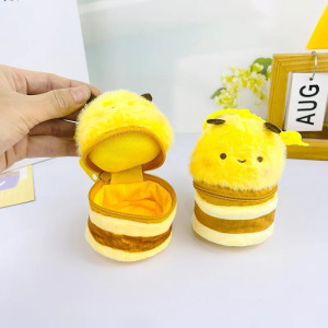 Llavero Peluche Abeja Kawaii Multifunción - ¡Bonito y Práctico!