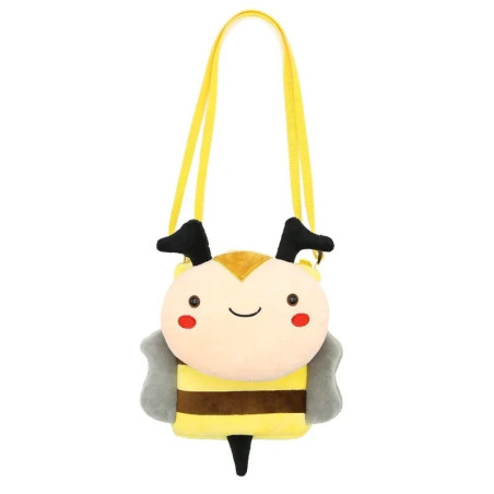 Bolso Peluche Abeja Adorable - ¡Bolsito Infantil Original!