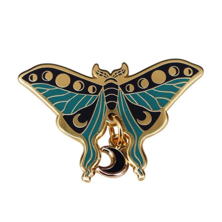 Pin Mariposa Danza Lunar: Elegancia Nocturna y Mística