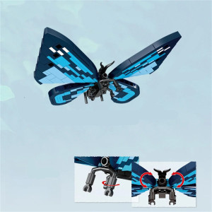 Figura Mariposa Alas de Zafiro: ¡Juguete Educativo para Armar!