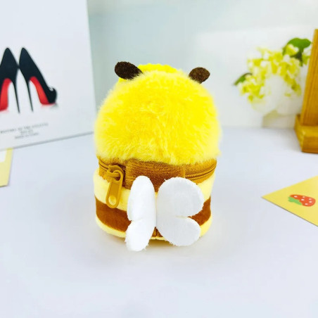 Llavero Peluche Abeja Kawaii Multifunción - ¡Bonito y Práctico!