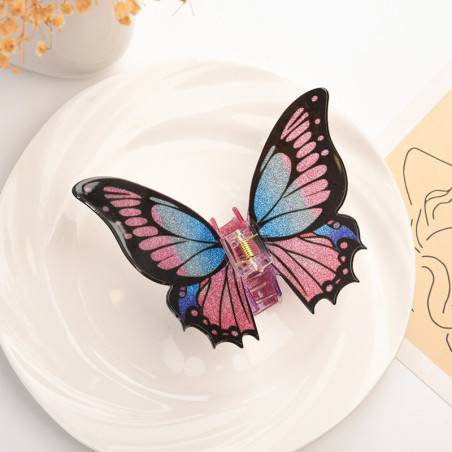 Pinza Pelo Mariposa "Alas de Hada" | Accesorio Amarillo y Morado