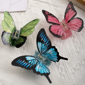 Pinza Pelo Mariposa "Brillo Encantado" - 3 Colores Elegantes