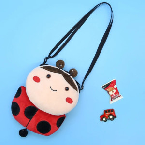 Bolso Peluche Mariquita de la Suerte – Bolso Bonito y Original