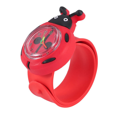 Reloj Slap Mariquita | Infantil | Correa Silicona ¡Fácil!