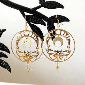 Pendientes Mariposa "Danza Lunar" | Joya Fases Lunares