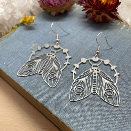 Pendientes Mariposa "Corona Encantada" - Joya Mágica y Bohemia