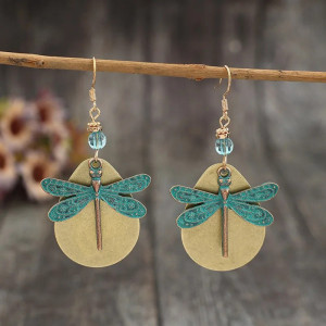 Pendientes Libélula Bohemia Turquesa - Joya Bohemia Chic !