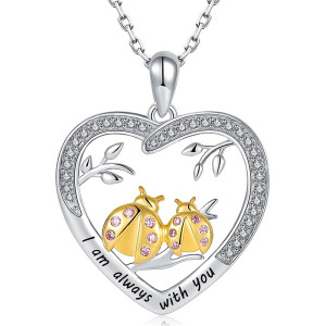 Collar Mariquita "Siempre a Tu Lado" | Regalo Mujer Original