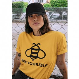 Camiseta de Abeja para Mujer con Diseño Original ¡Bee Yourself!