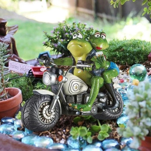Figura Ranas Moteras | Decoración Divertida y Original