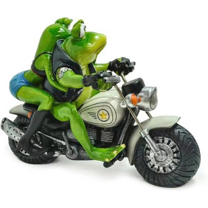 Figura Ranas Moteras | Decoración Divertida y Original