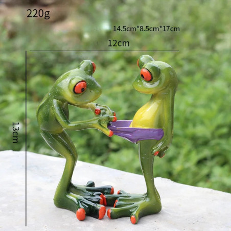 Figura de Ranas Graciosas | Idea de Regalo Divertido y Original