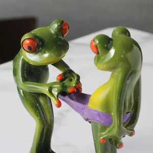 Figura de Ranas Graciosas | Idea de Regalo Divertido y Original