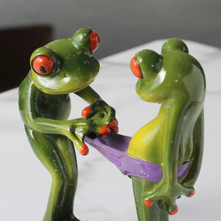 Figura de Ranas Graciosas | Idea de Regalo Divertido y Original