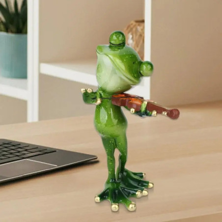 Figura de Rana Violinista | Idea Regalo Musical y Divertido