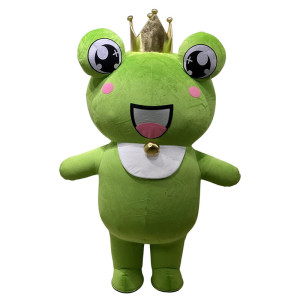 Mascota Rana Reina Croaqueta | Disfraz Princesa Divertido