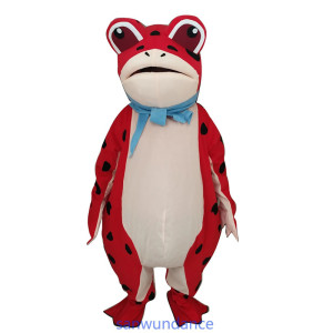 Disfraz Mascota Rana Roja Escarlata - ¡Original y Divertido!