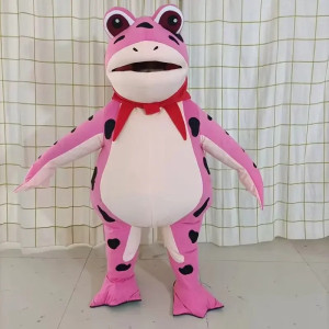 Mascota Rana Rosa Croac Frambuesa - ¡Disfraz Divertido y Único!