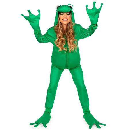 Mono Disfraz de Rana Jumpsuit Croac-Tástico para Adulto