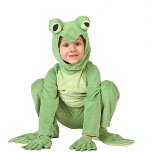 Disfraz Rana Niño "Mini Croac Lindo" - Traje Verde Divertido