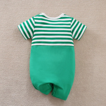 Pelele Ranita Verde Bebé 0-18 meses - ¡Algodón Cómodo!