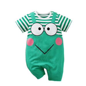 Pelele Ranita Verde Bebé 0-18 meses - ¡Algodón Cómodo!
