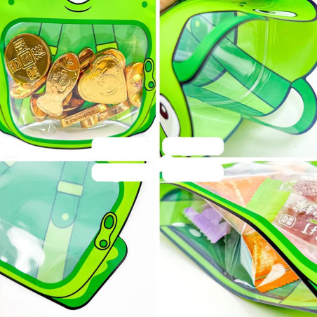 Bolsas Rana "Sonrisa Divertida" | Pack de 5 para Dulces