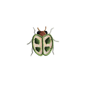 Parche Escarabajo 'Follaje Verde' | Bordado Bonito y Original
