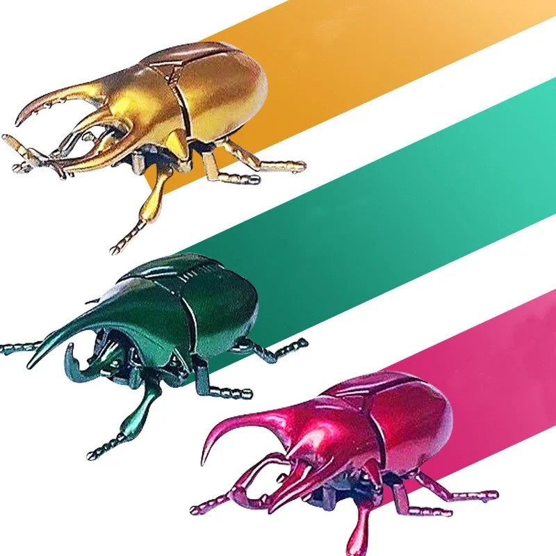 Escarabajo Mecánico de Cuerda - Juguete Combat Beetle - 3 Colores