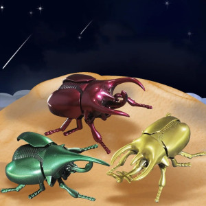 Escarabajo Mecánico de Cuerda | Juguete Dynastes Metalizado