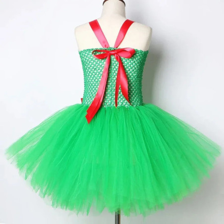 Disfraz Vestido Rana Niña "Miss Croac" - Tutú Verde y Rosa