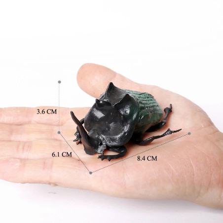 Figura Escarabajo Rinoceronte Macho | Regalo Educativo Único